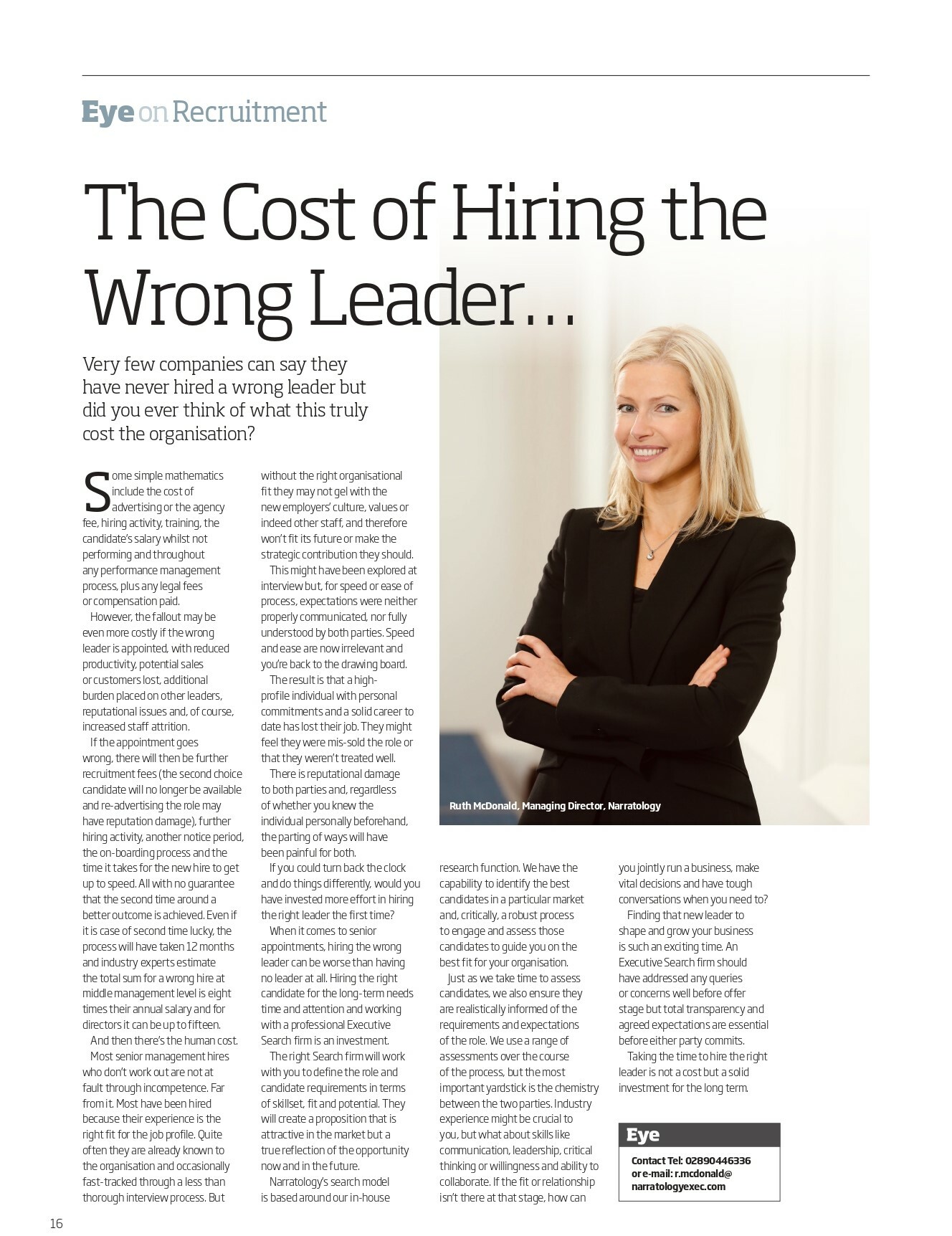 The Cost of Hiring the Wrong Leader